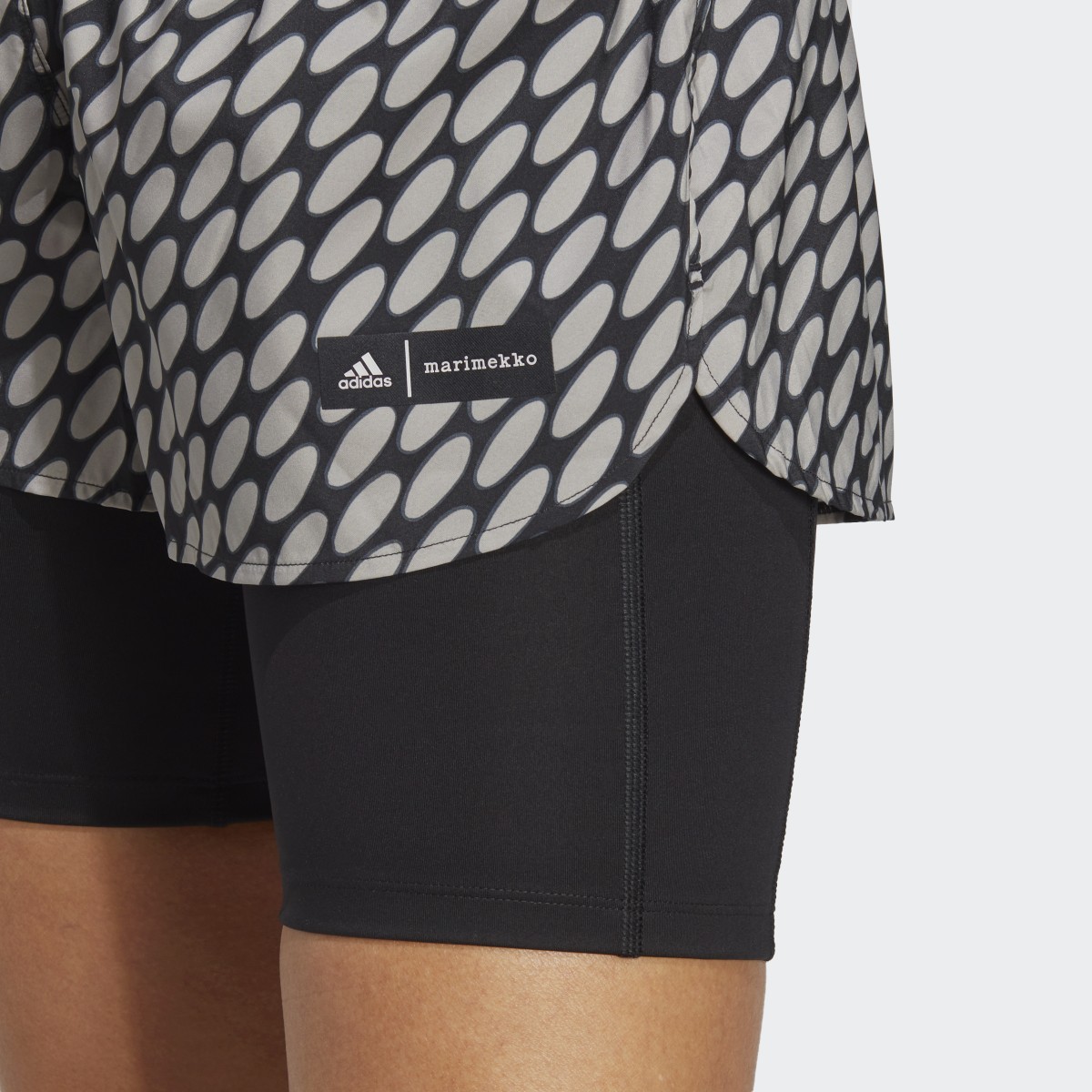 Adidas x Marimekko Run Icons 3 Bar Logo 2-in-1 Running Shorts. 5