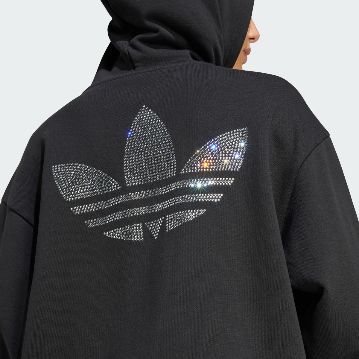 Adidas Sweat-shirt à capuche oversize Embellished. 7