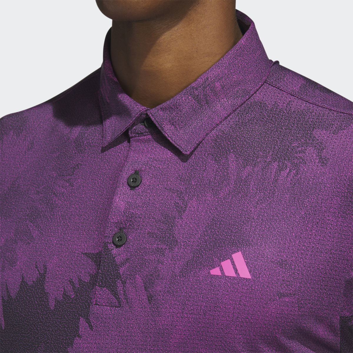 Adidas Flower Mesh Golf Polo Shirt. 6