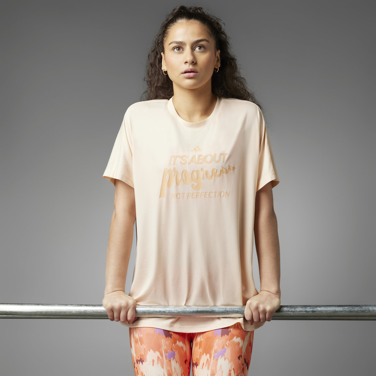 Adidas Lift Your Mind Loose Graphic Tee. 8