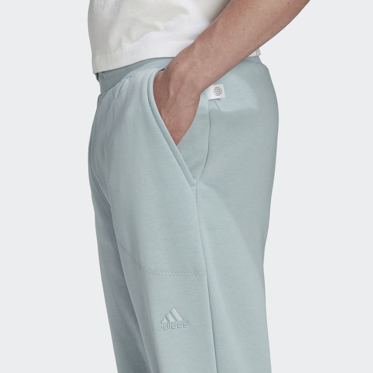 Adidas Studio Lounge Fleece Pants. 5