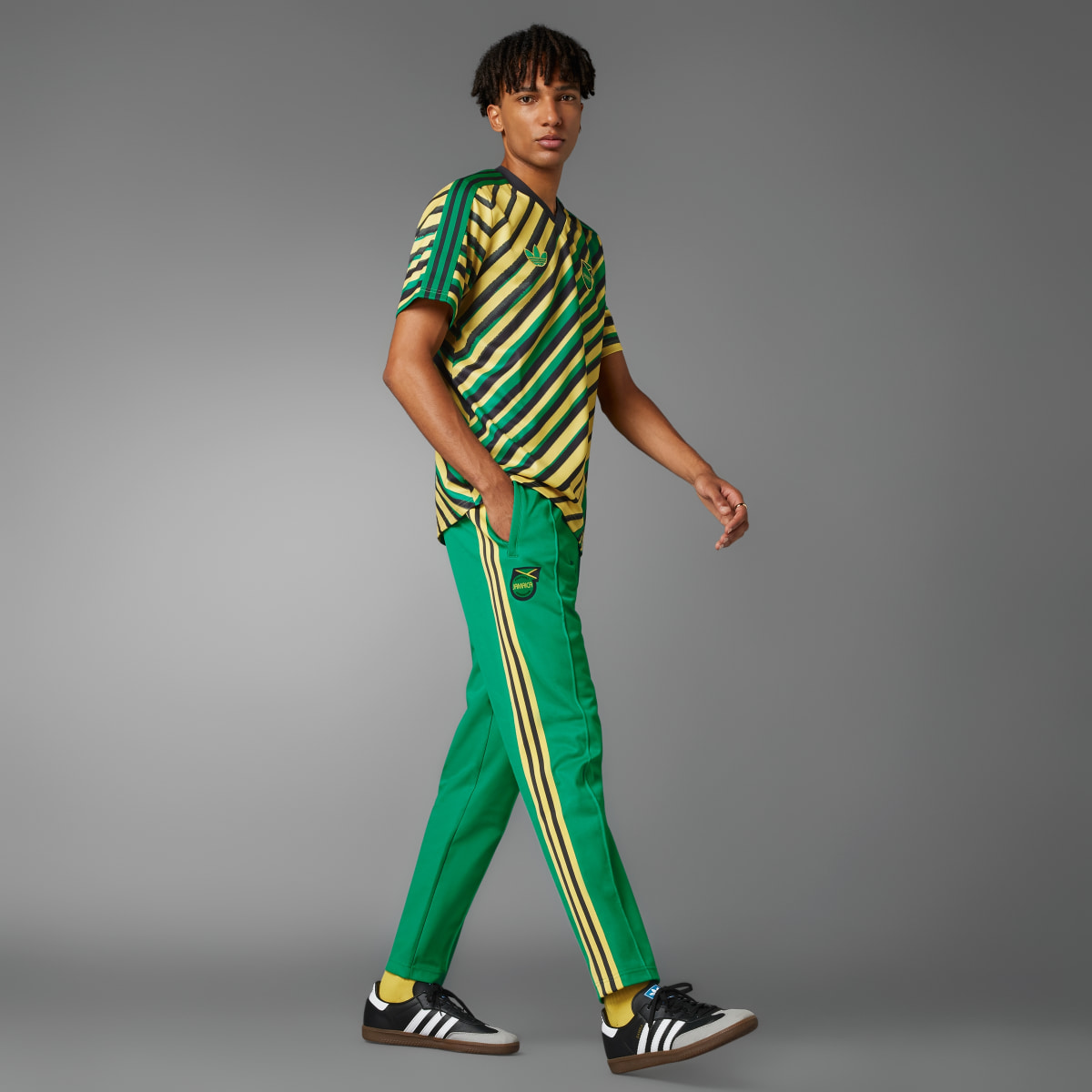 Adidas Camiseta Trefoil Jamaica. 6
