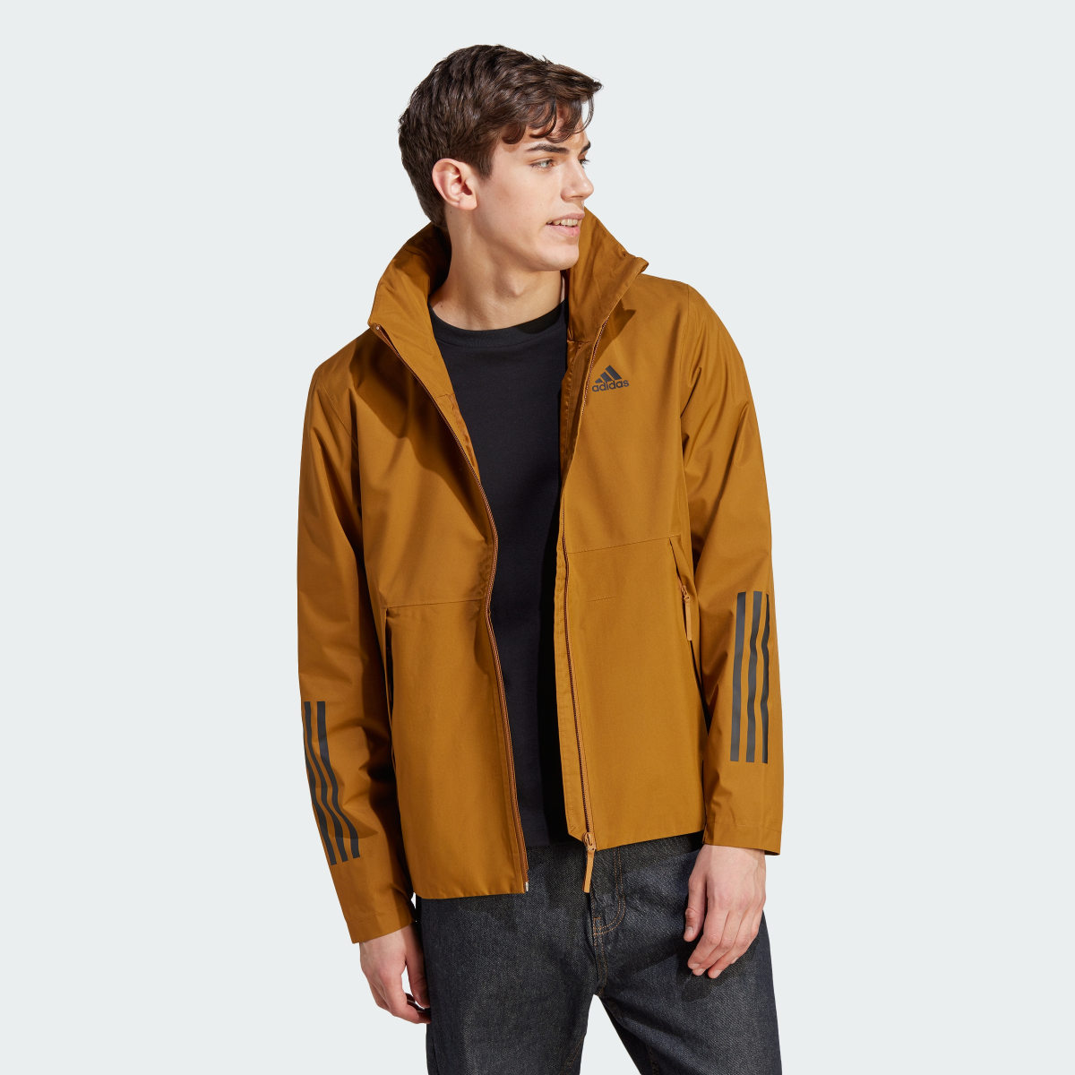 Adidas BSC 3-Stripes RAIN.RDY Jacket. 5