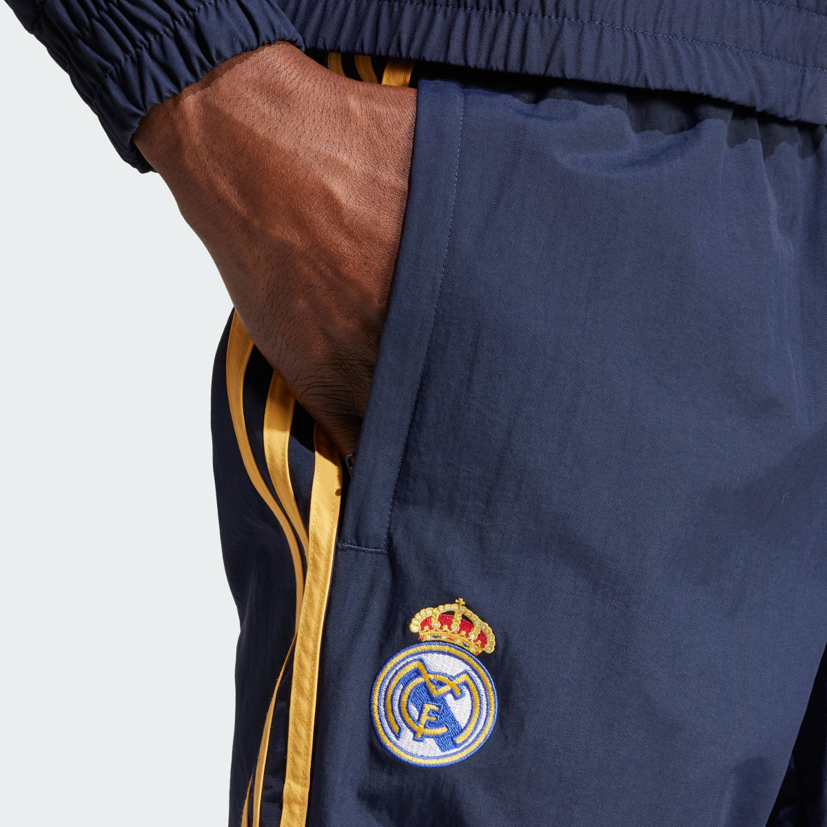 Adidas Real Madrid Woven Track Tracksuit Bottoms. 7