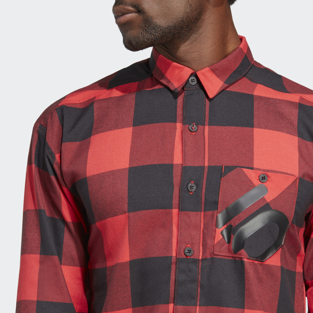 Adidas Camicia Five Ten Brand of the Brave Flannel (Neutral). 5