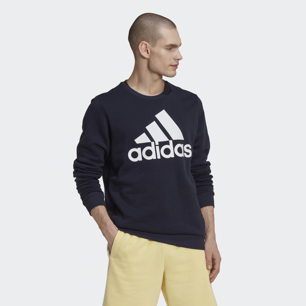 Adidas Essentials Big Logo Sweatshirt. 4
