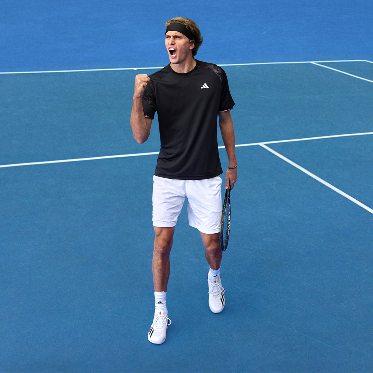 Adidas Melbourne Tennis HEAT.RDY Raglan T-Shirt. 5