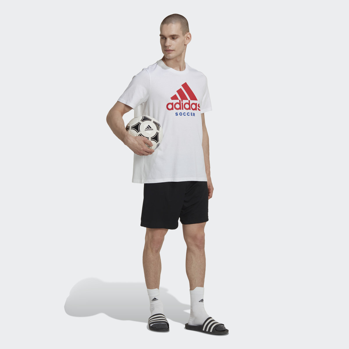 Adidas Soccer Logo Tee. 4