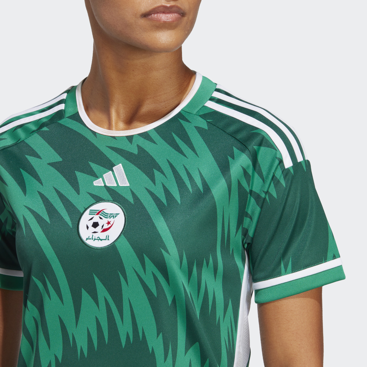 Adidas Algeria Women's Team 23 Away Jersey. 8