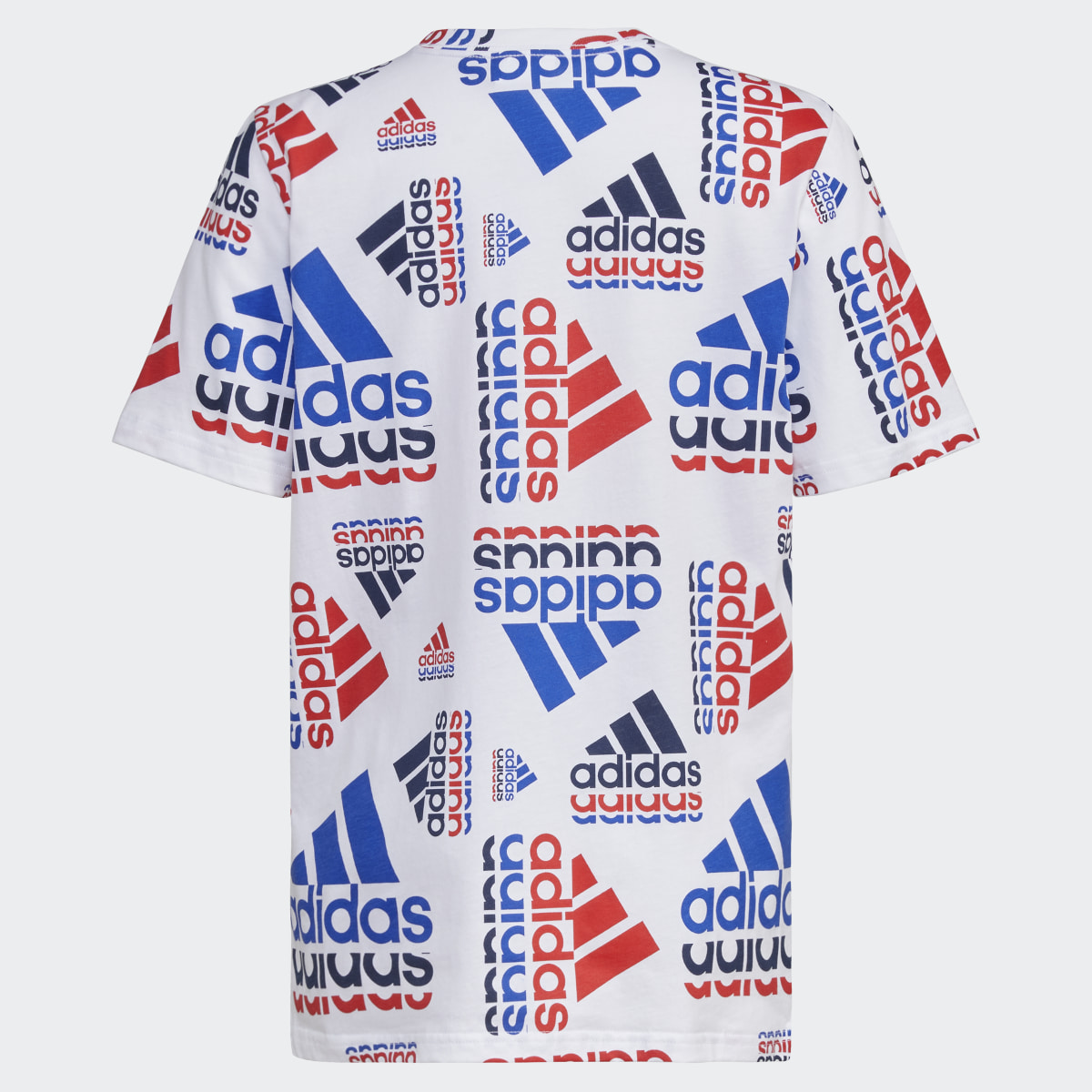 Adidas Short Sleeve "Brand Love Echo" All Over Print Tee. 4
