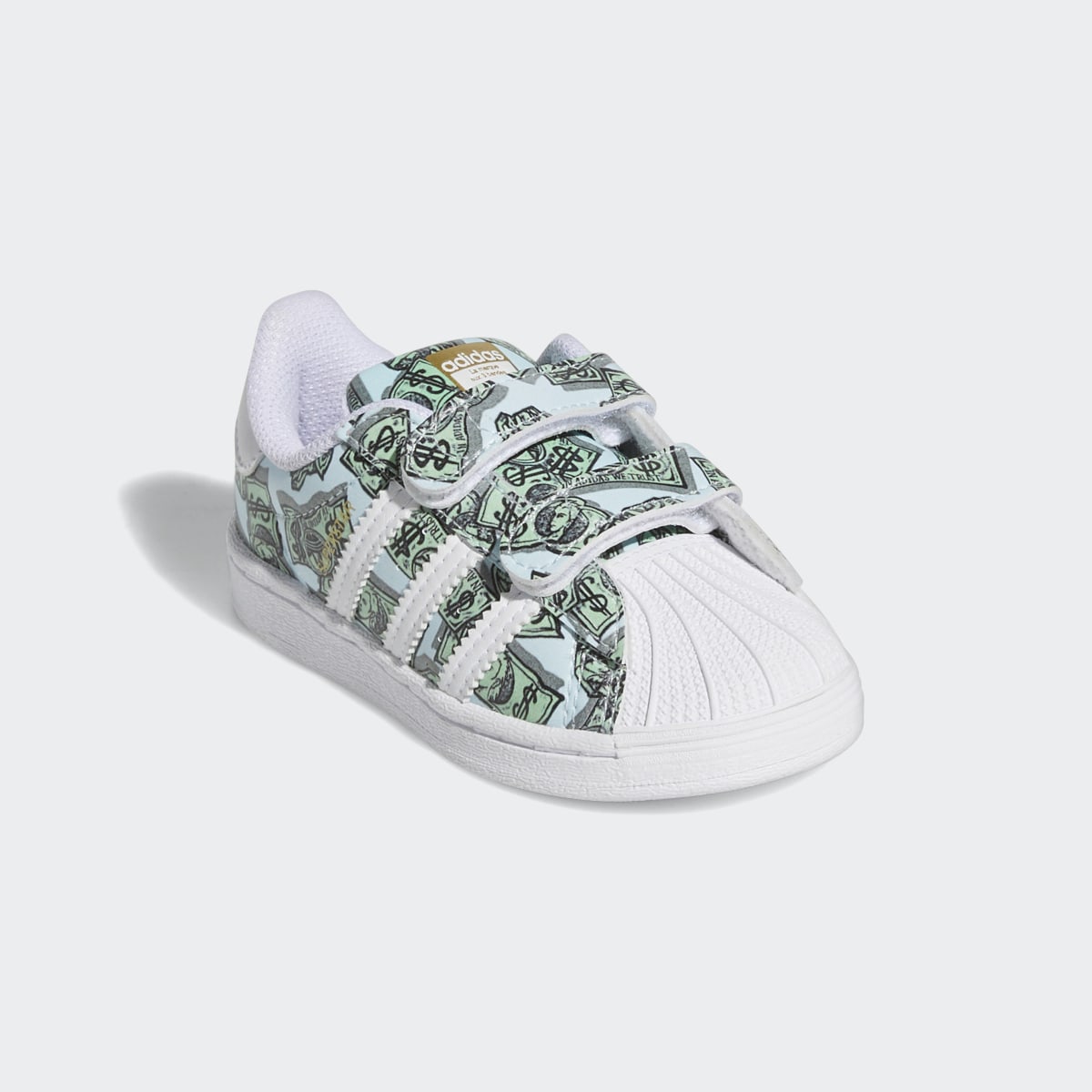 Adidas Chaussure imprimé money Jeremy Scott Superstar. 5