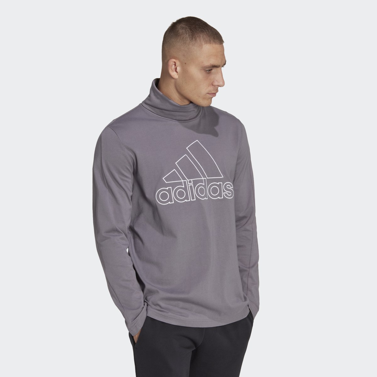 Adidas Maglia Future Icons Embroidered Badge of Sport Long Sleeve. 4