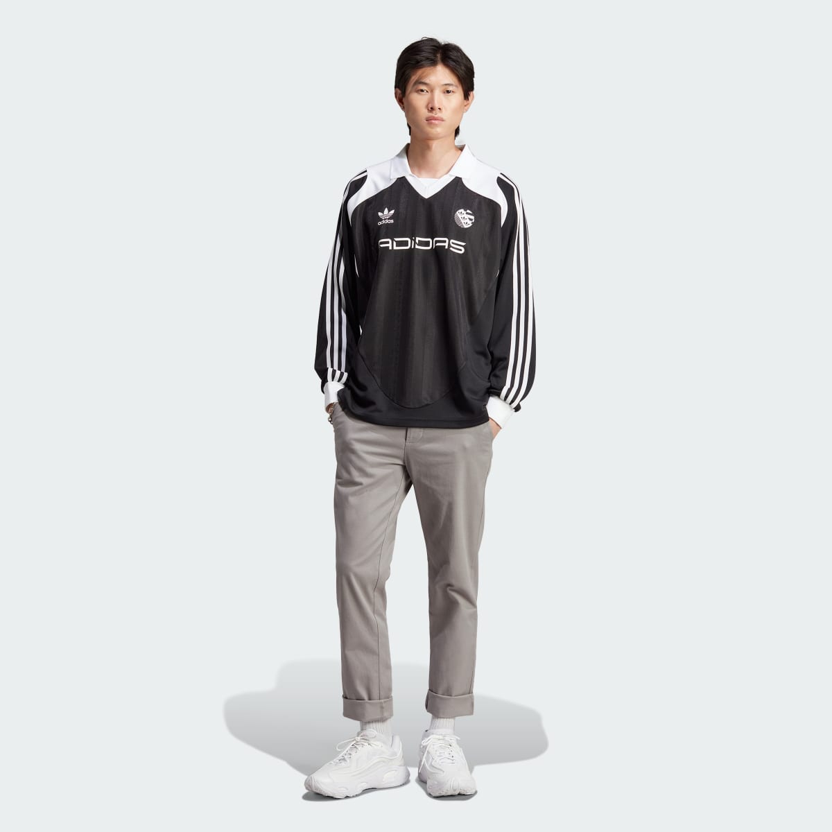 Adidas Camiseta manga larga Oversized. 4