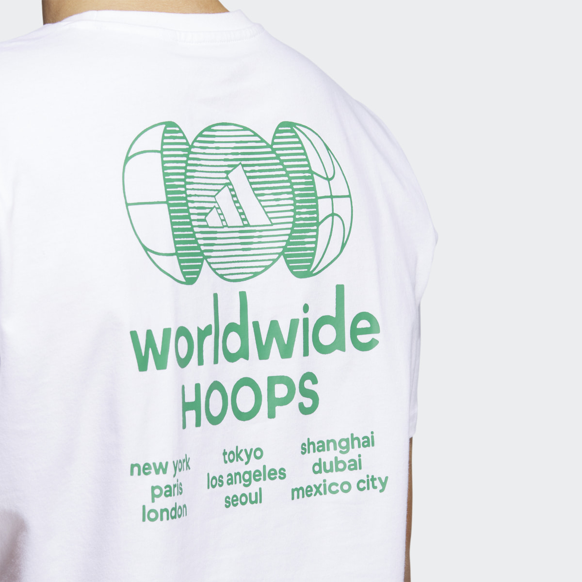 Adidas Playera Estampada Worldwide Hoops City Basketball. 7