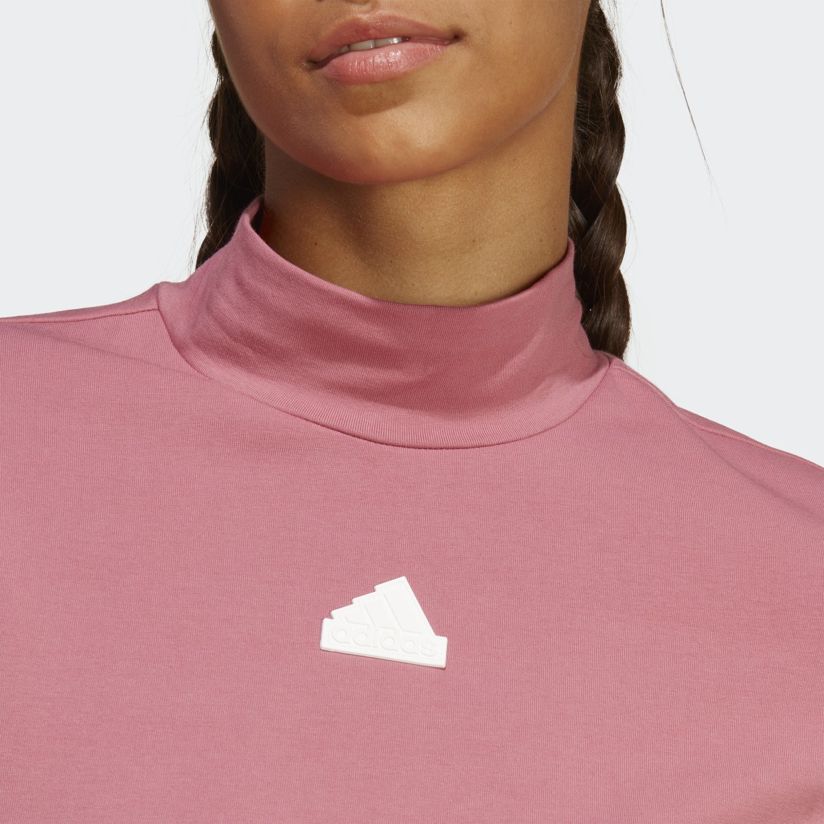 Adidas Future Icons 3-Stripes Mock Neck Kısa Üst. 6