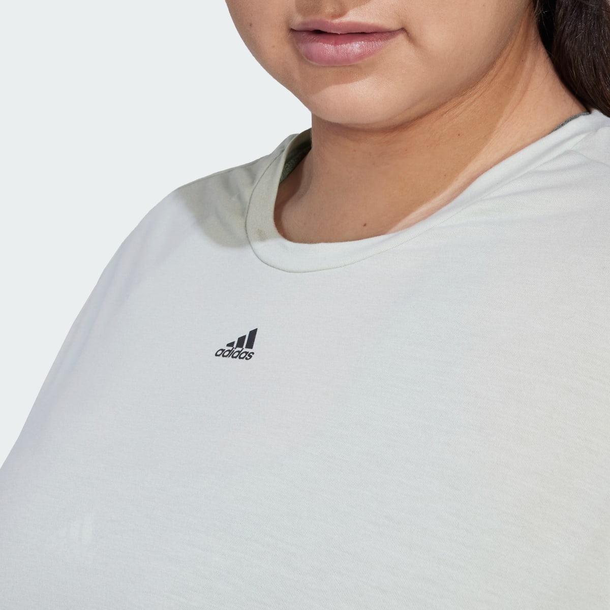 Adidas T-shirt 3-Stripes Train Icons (Plus Size). 7