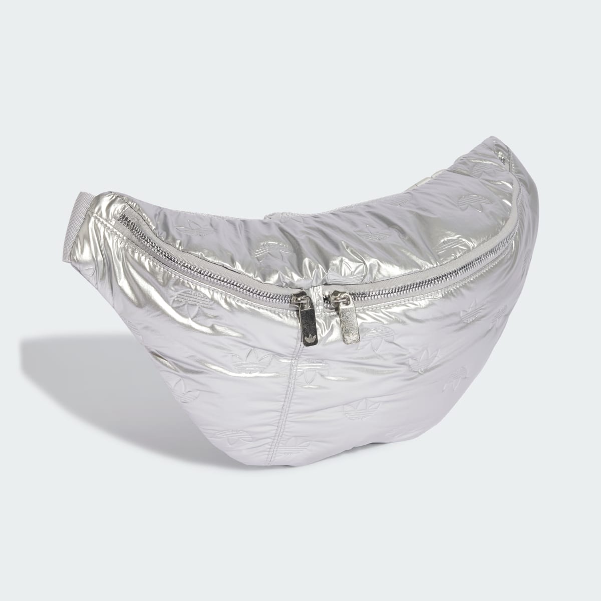 Adidas Puffy Satin Oversized Waist Bag. 4