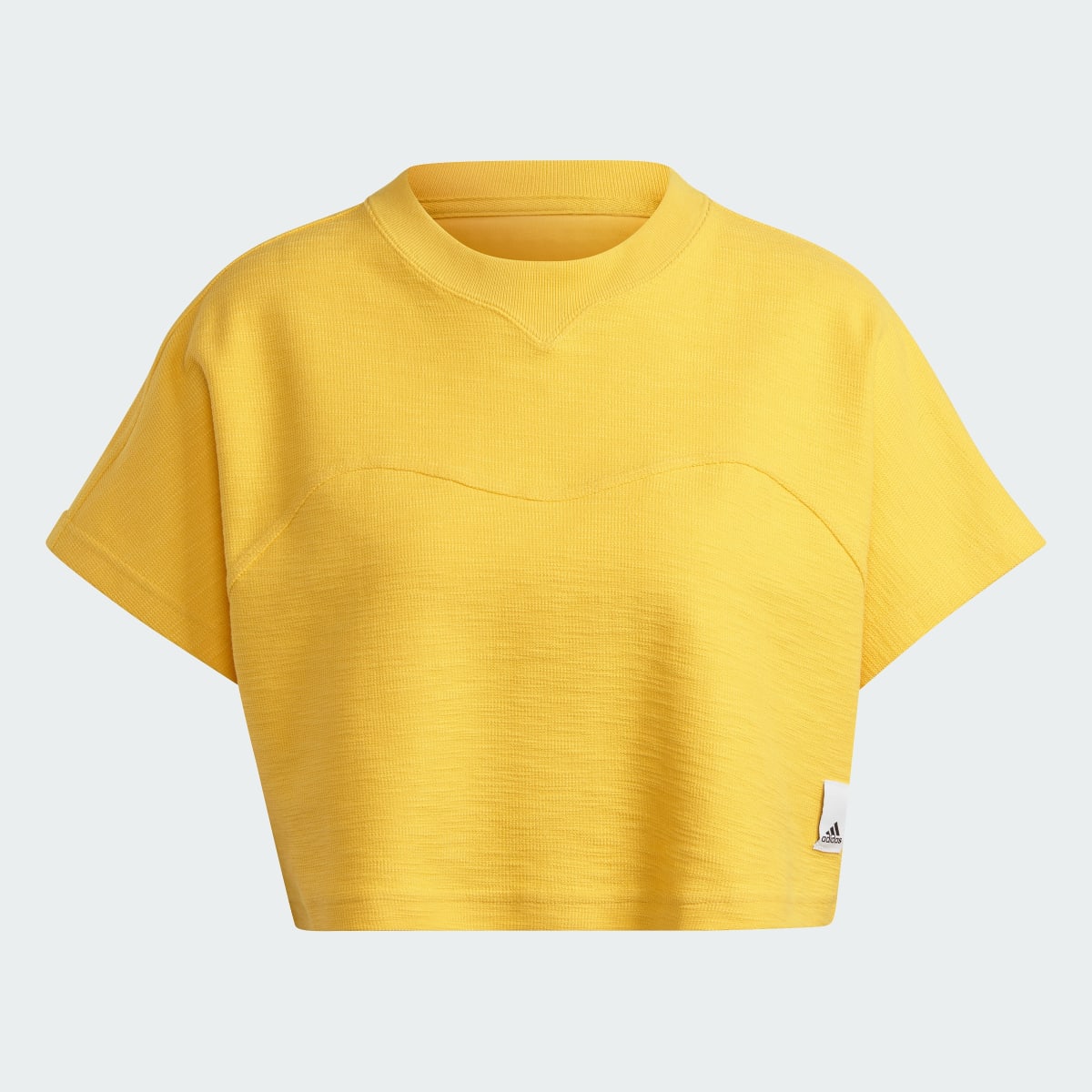 Adidas Lounge Terry Loop Crop Top. 4