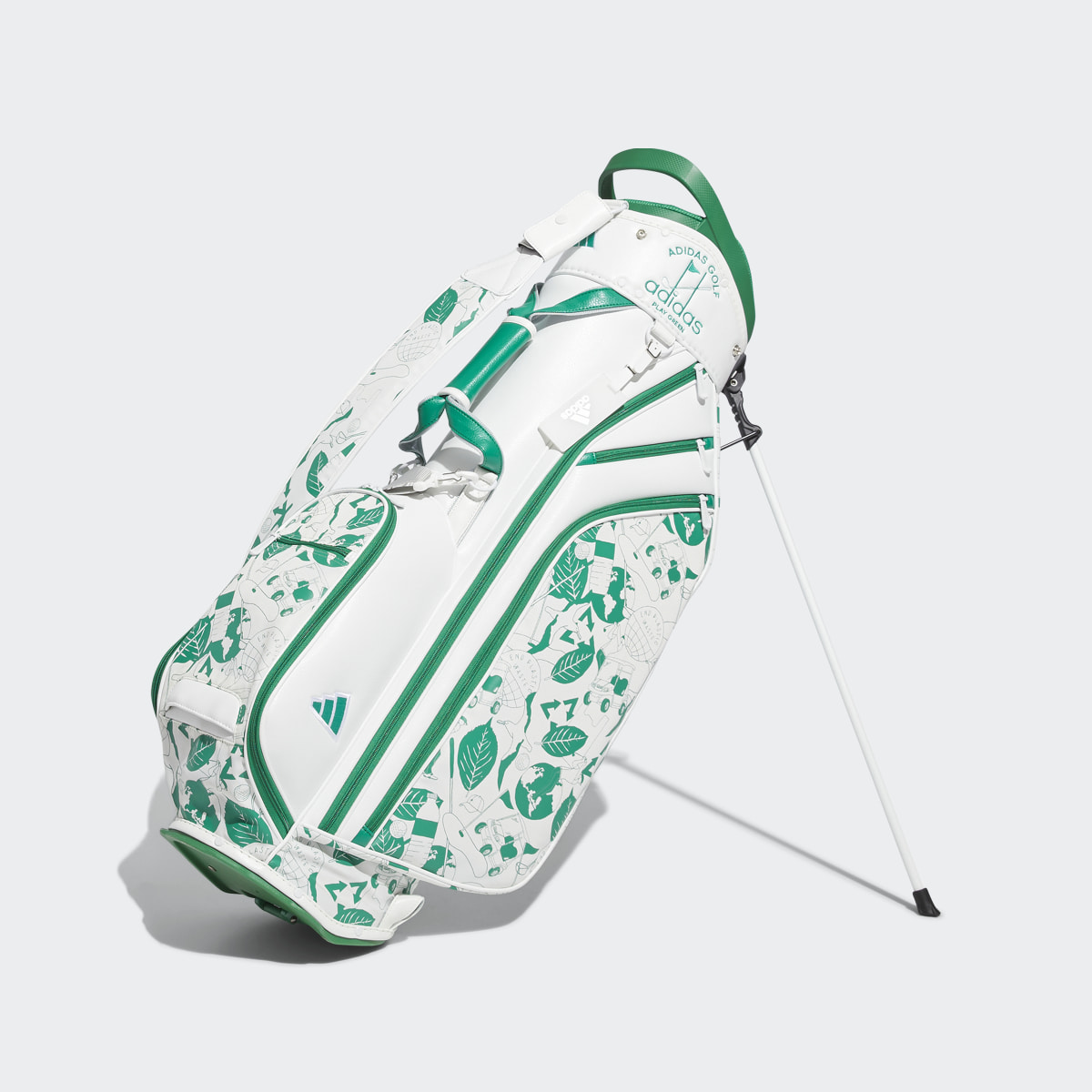 Adidas Bolsa de Golf Tripode Play Green. 5