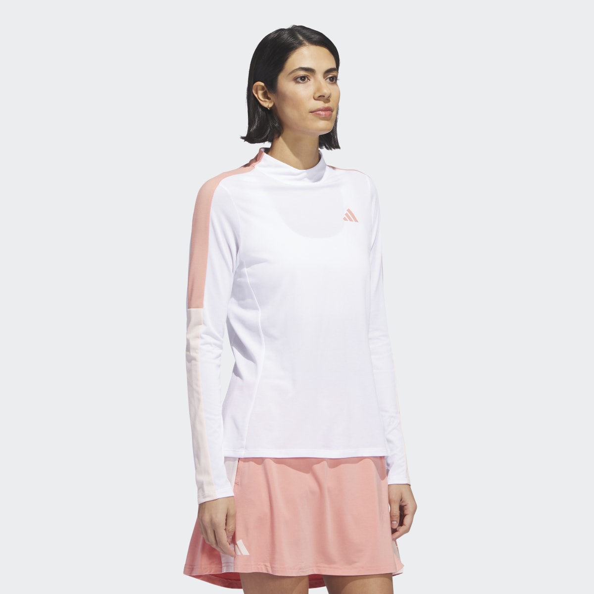 Adidas Made With Nature Mock Neck Long-Sleeve Top. 4
