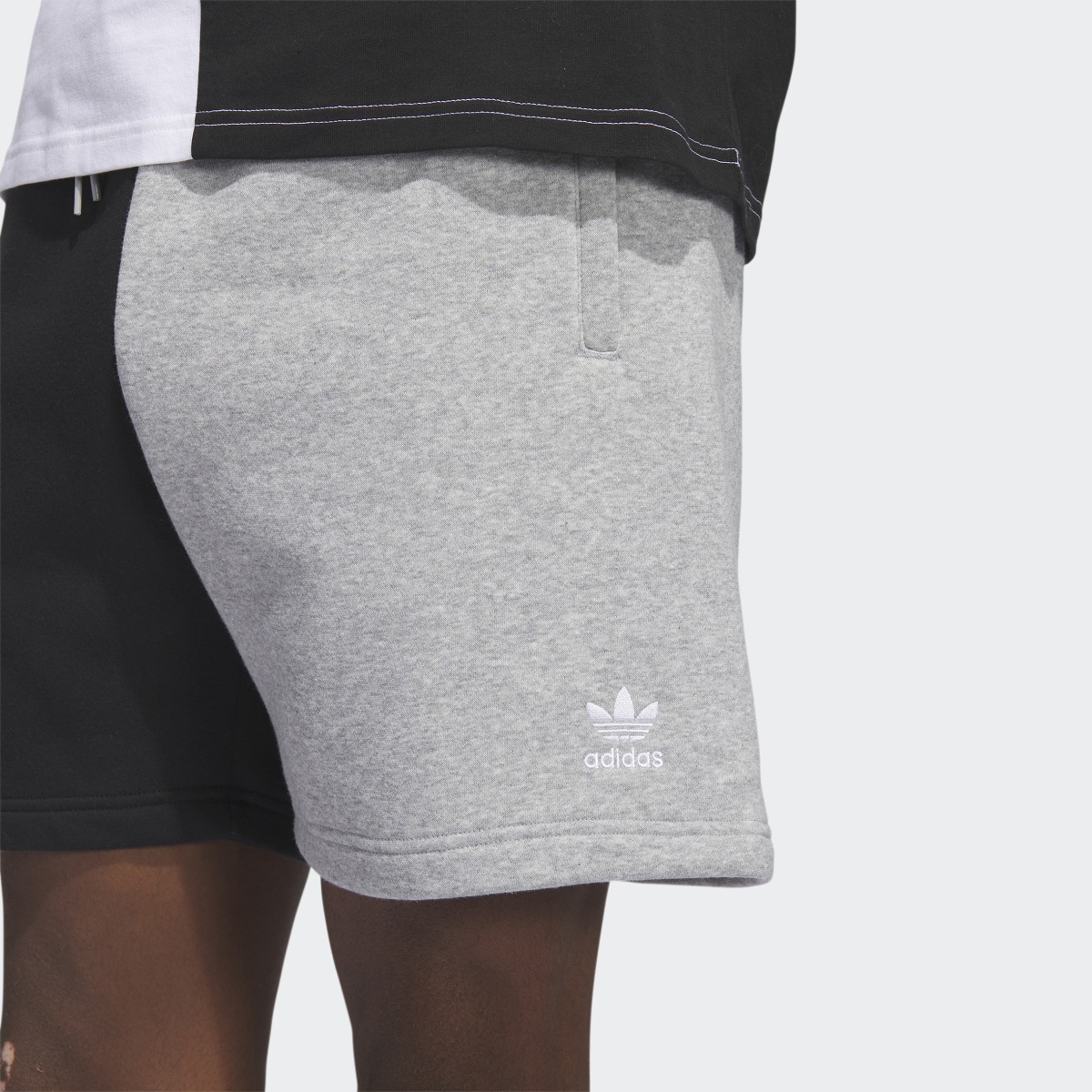 Adidas Blocked Fleece Shorts. 6