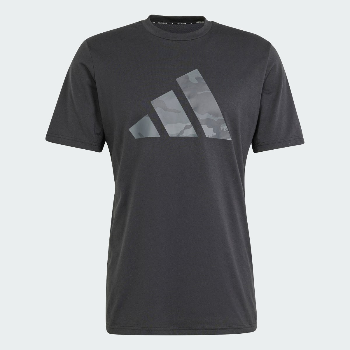 Adidas Train Essentials Seasonal Brand Love Camo Tee. 5