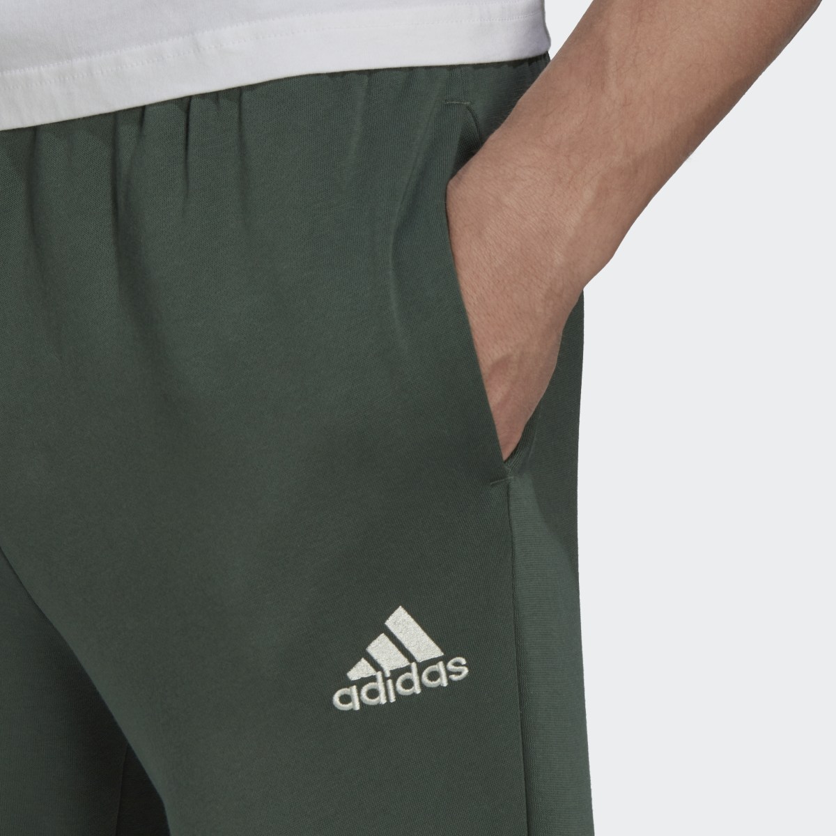 Adidas Essentials Fleece Regular Tapered Pants. 5