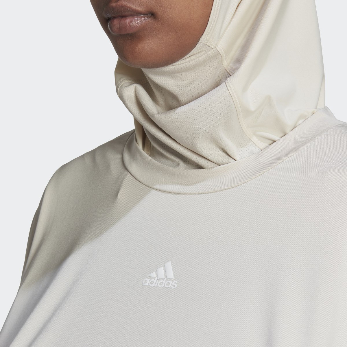 Adidas Hyperglam Cut 3-Stripes Lightweight Oversized Sweatshirt. 6