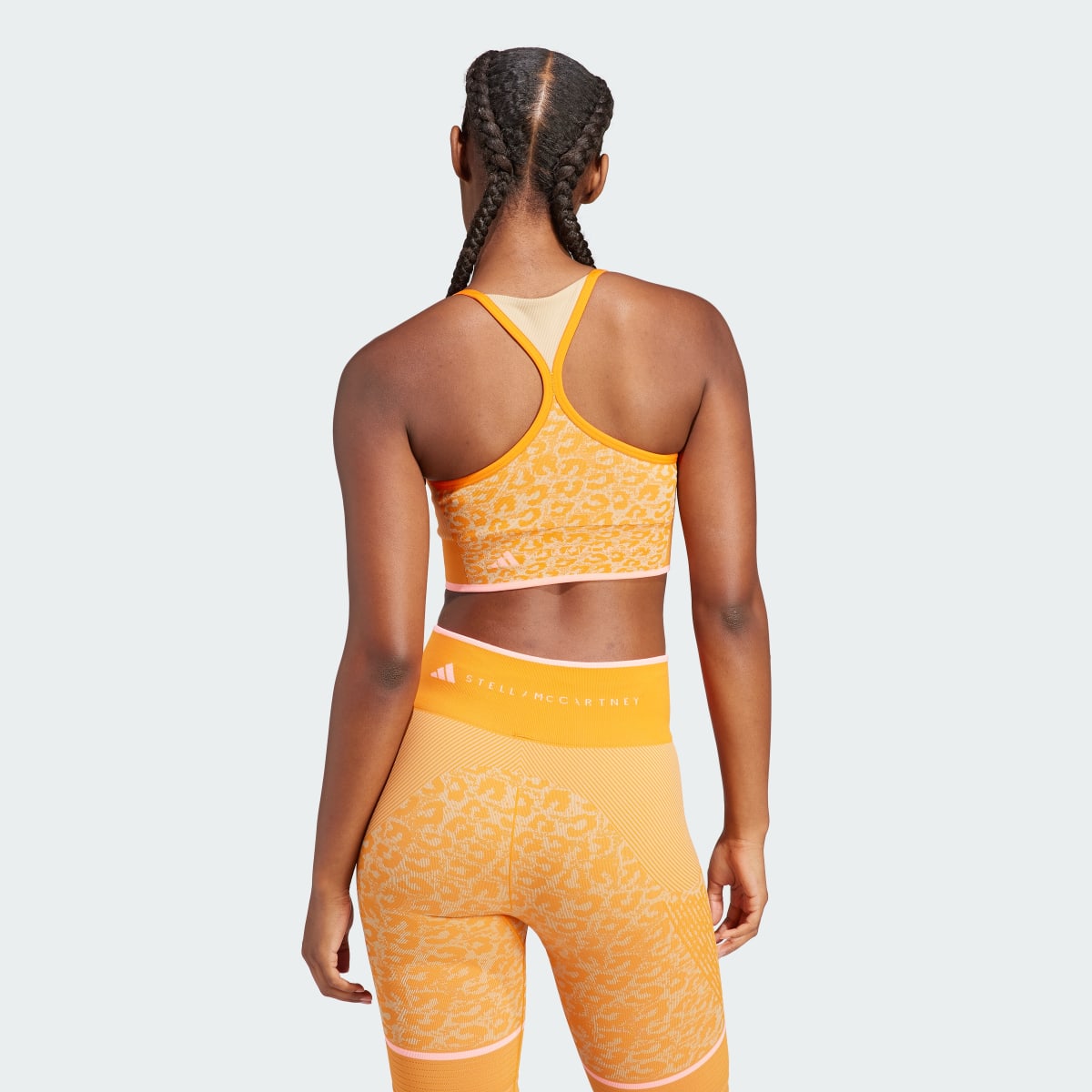 Adidas by Stella McCartney TrueStrength Seamless Medium-Support Yoga Sporcu Sütyeni. 4