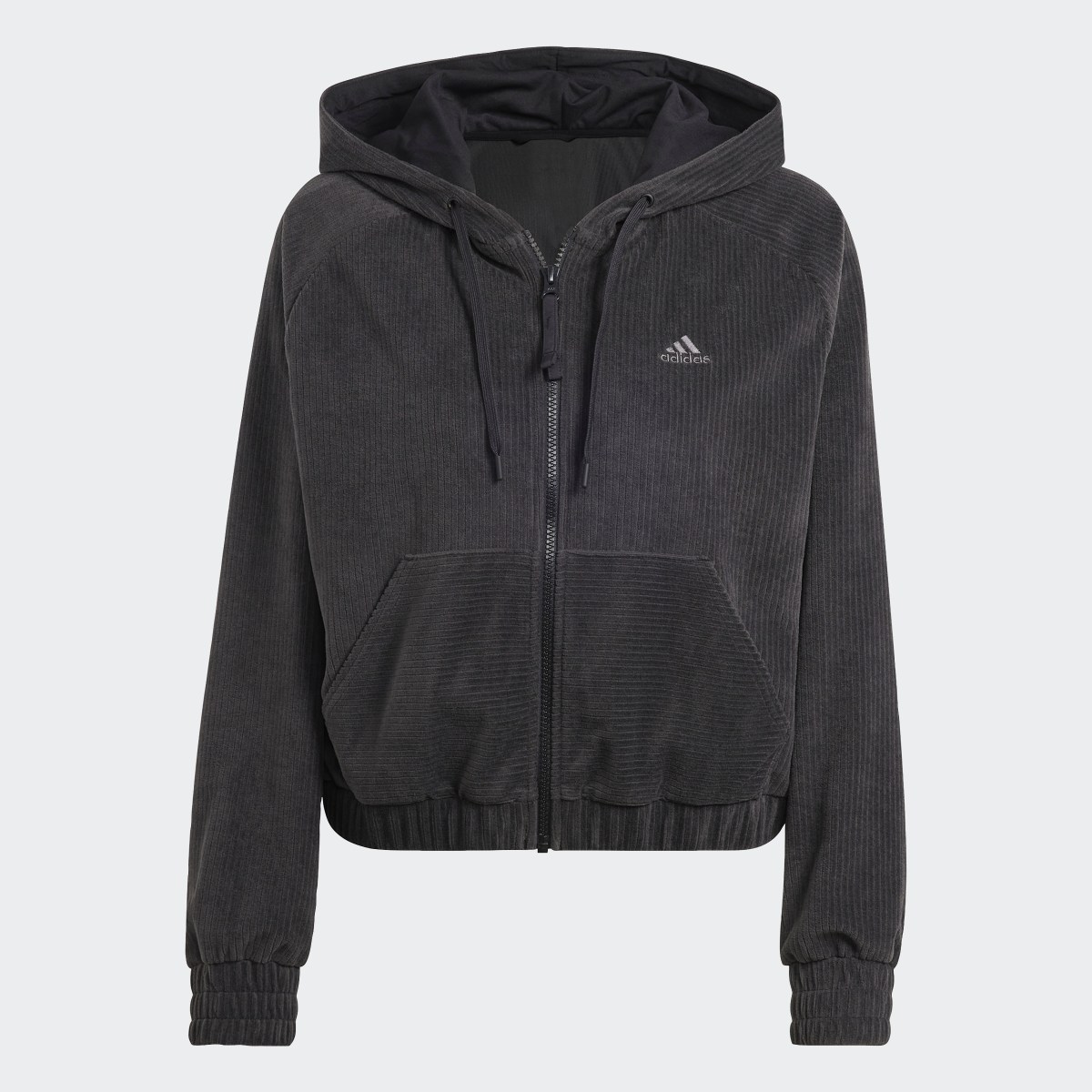 Adidas Chaqueta Hyperglam Velour Hoodie. 5