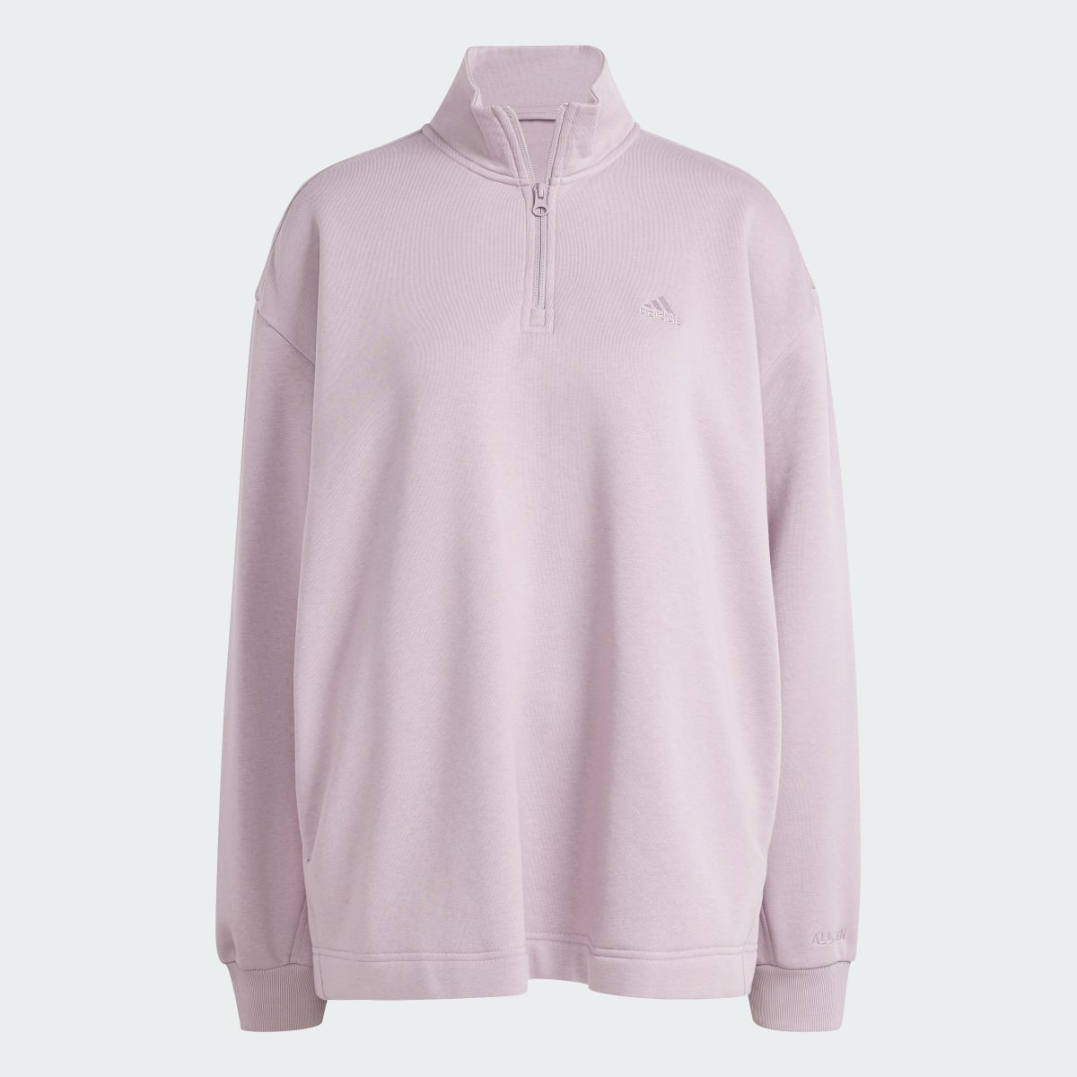 Adidas ALL SZN Fleece Quarter-Zip Sweatshirt. 5