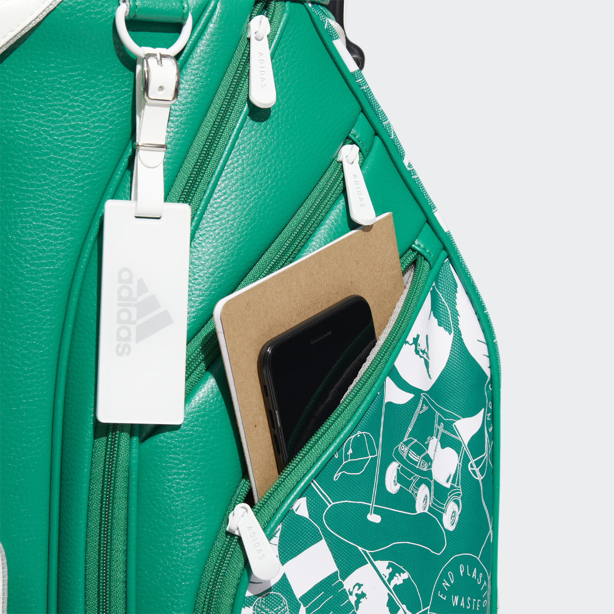 Adidas Bolsa de Golf Tripode Play Green. 8