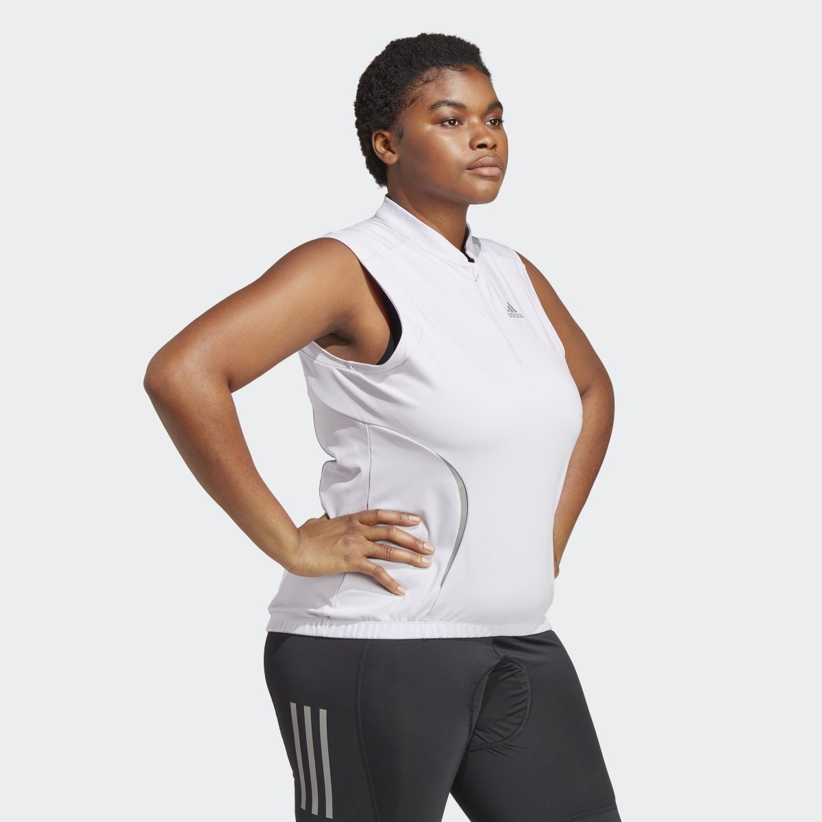 Adidas A Camisola sem Mangas para Ciclismo (Plus Size). 5