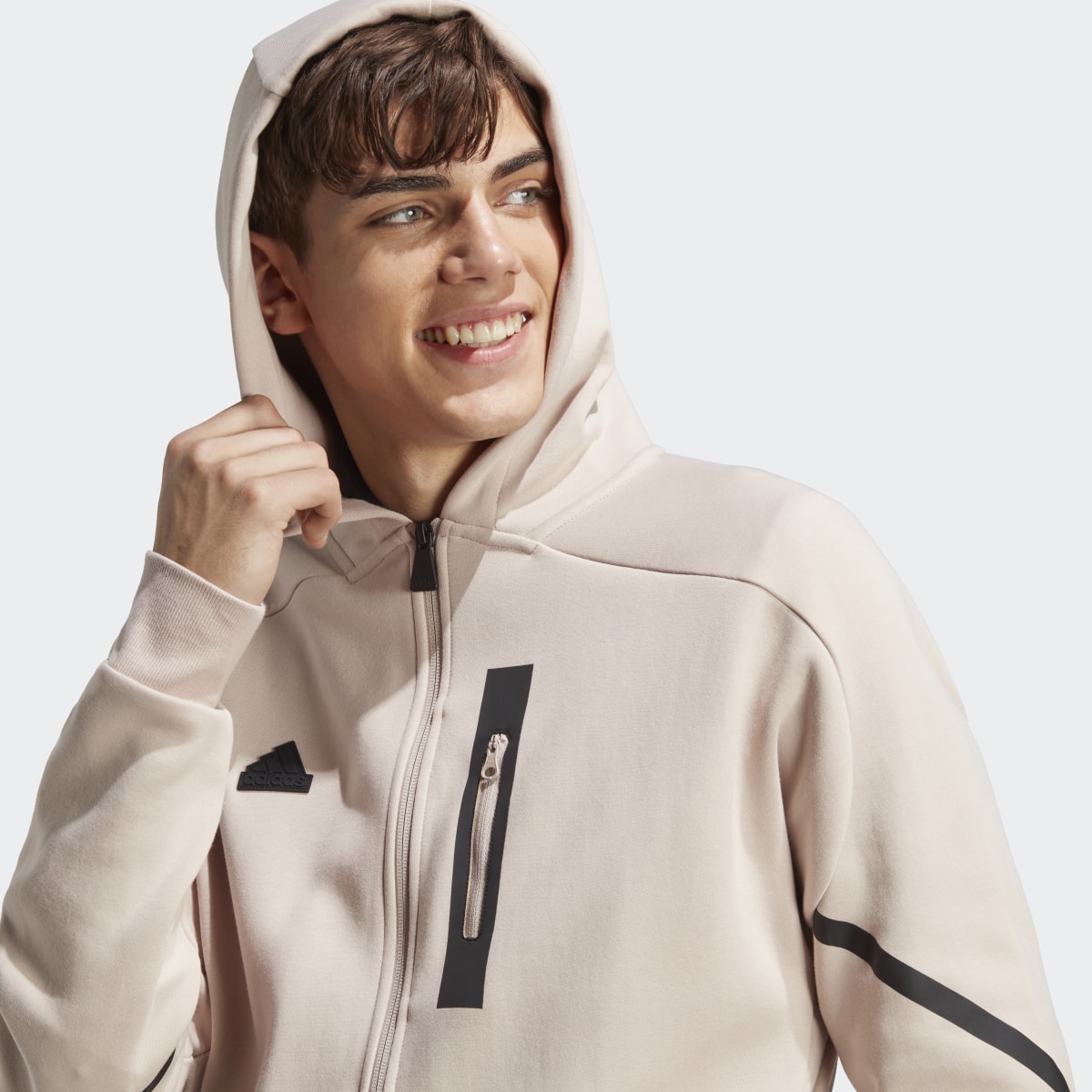 Adidas Designed for Gameday Full-Zip Hoodie. 6