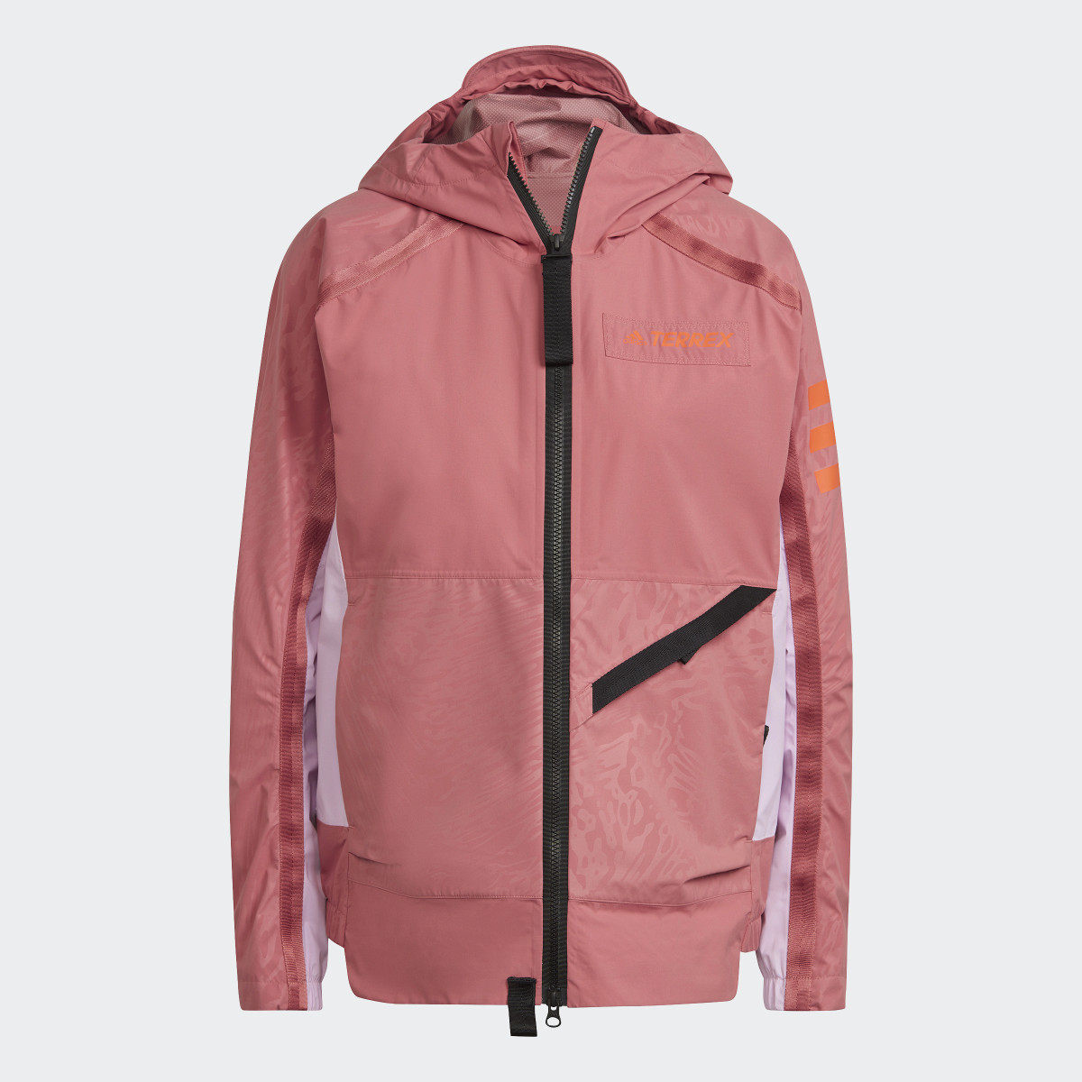 Adidas Chaqueta impermeable con capucha Terrex Utilitas. 5