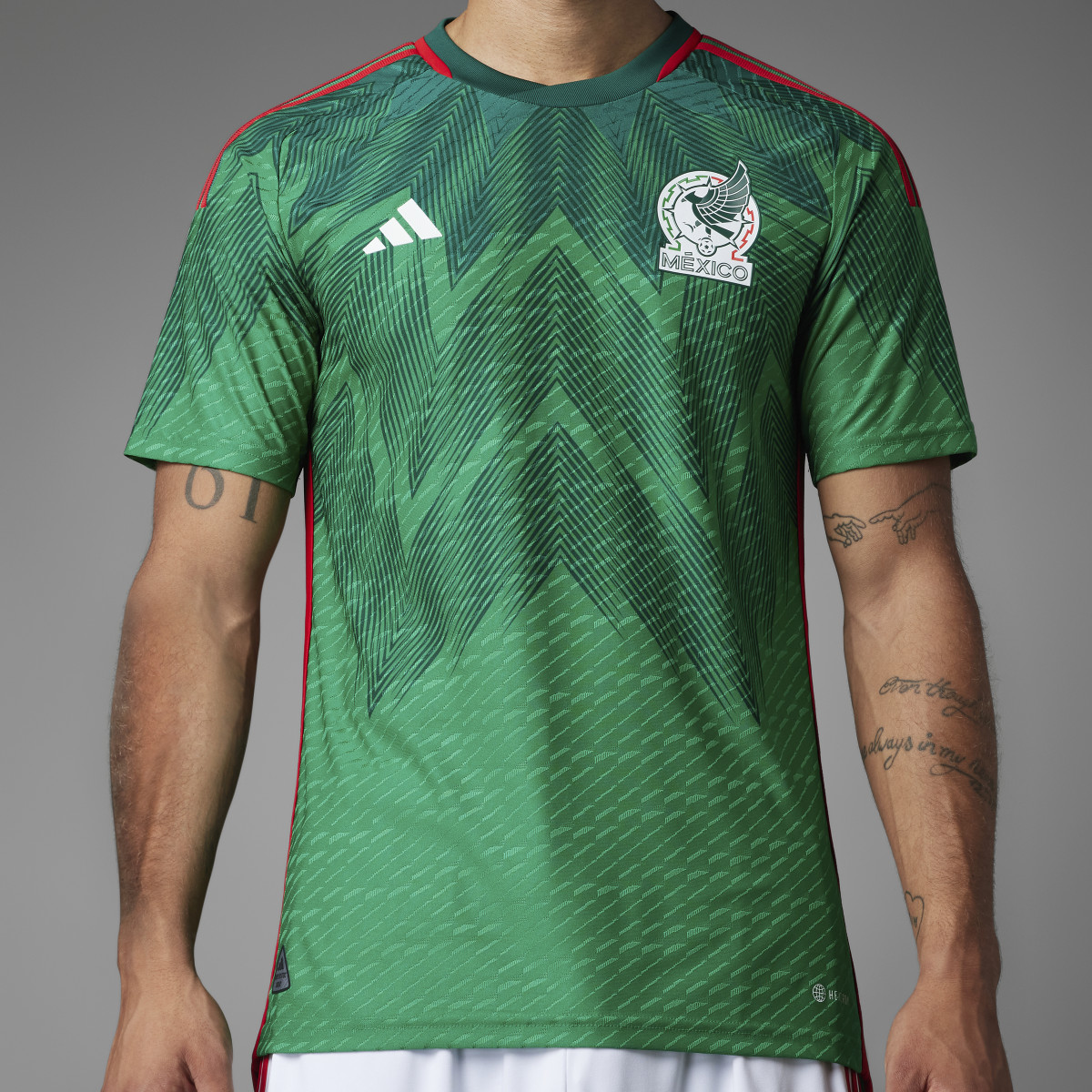 Adidas Mexico 22 Home Authentic Jersey. 8