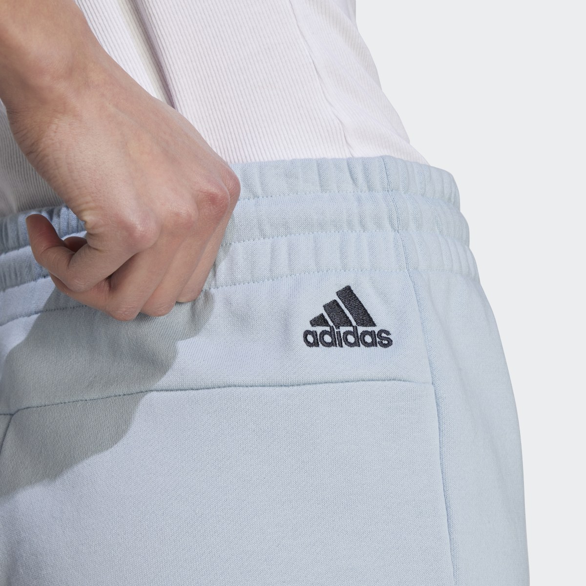 Adidas Essentials Linear French Terry Shorts. 6