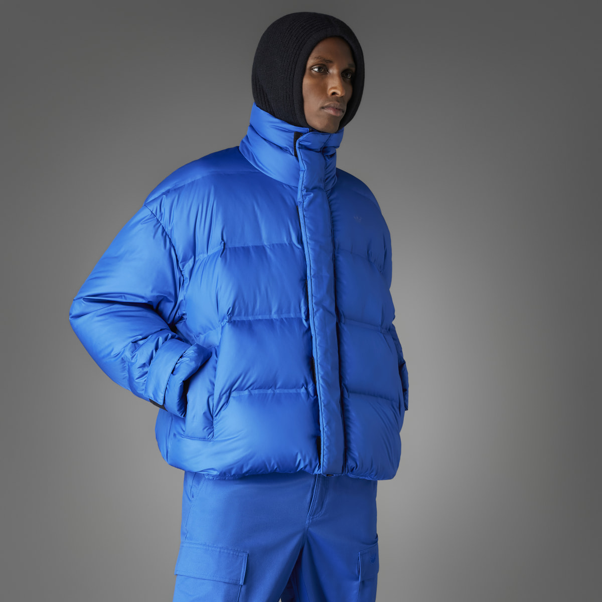 Adidas Blue Version Oversized Down Puffer Jacket. 8