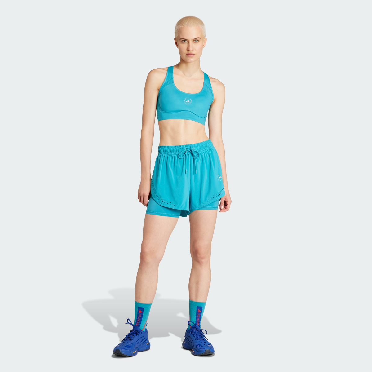 Adidas Short da allenamento adidas by Stella McCartney TruePurpose 2-in-1. 4