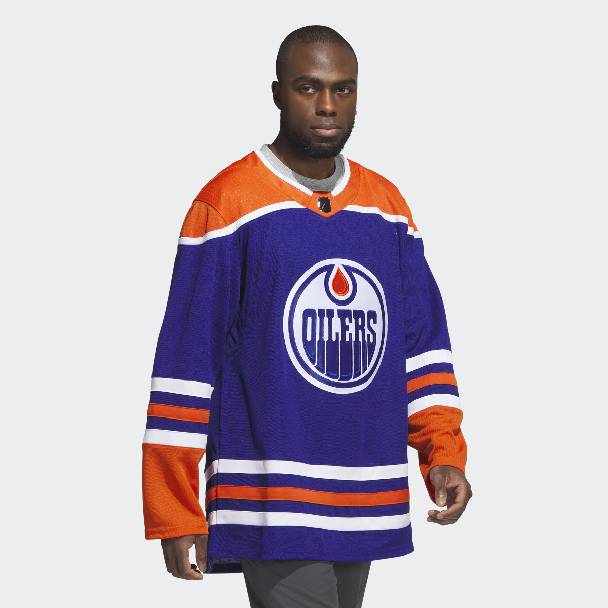 Adidas Oilers Home Authentic Jersey. 4