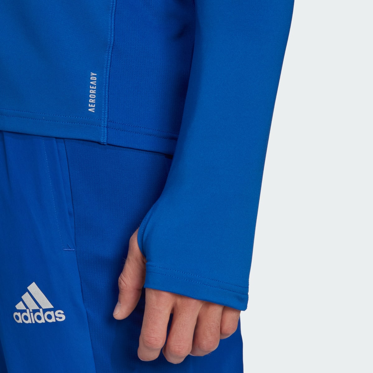 Adidas Own The Run 1/2 Zip Long Sleeve Tee. 6