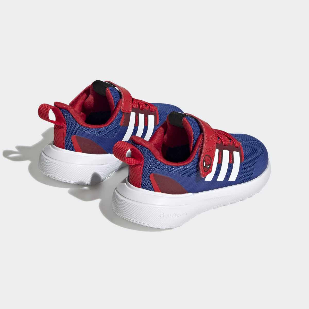 Adidas x Marvel FortaRun 2.0 Spider-Man Cloudfoam Sport Running Elastic Lace Top Strap Shoes. 6