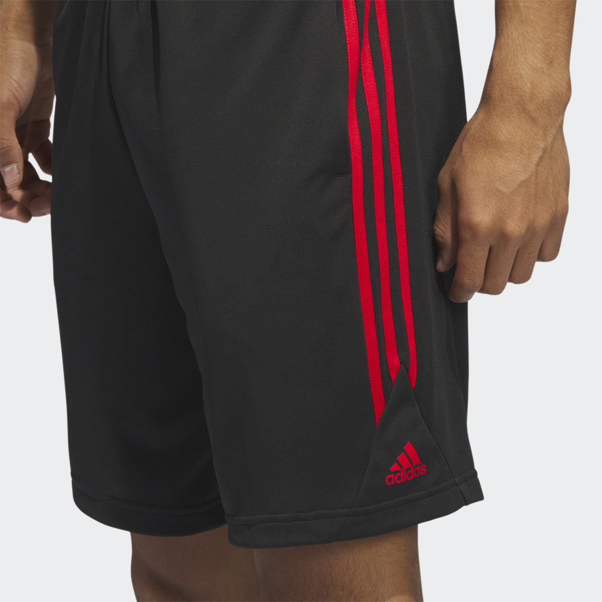 Adidas Legends 3-Stripes Basketball Shorts. 5