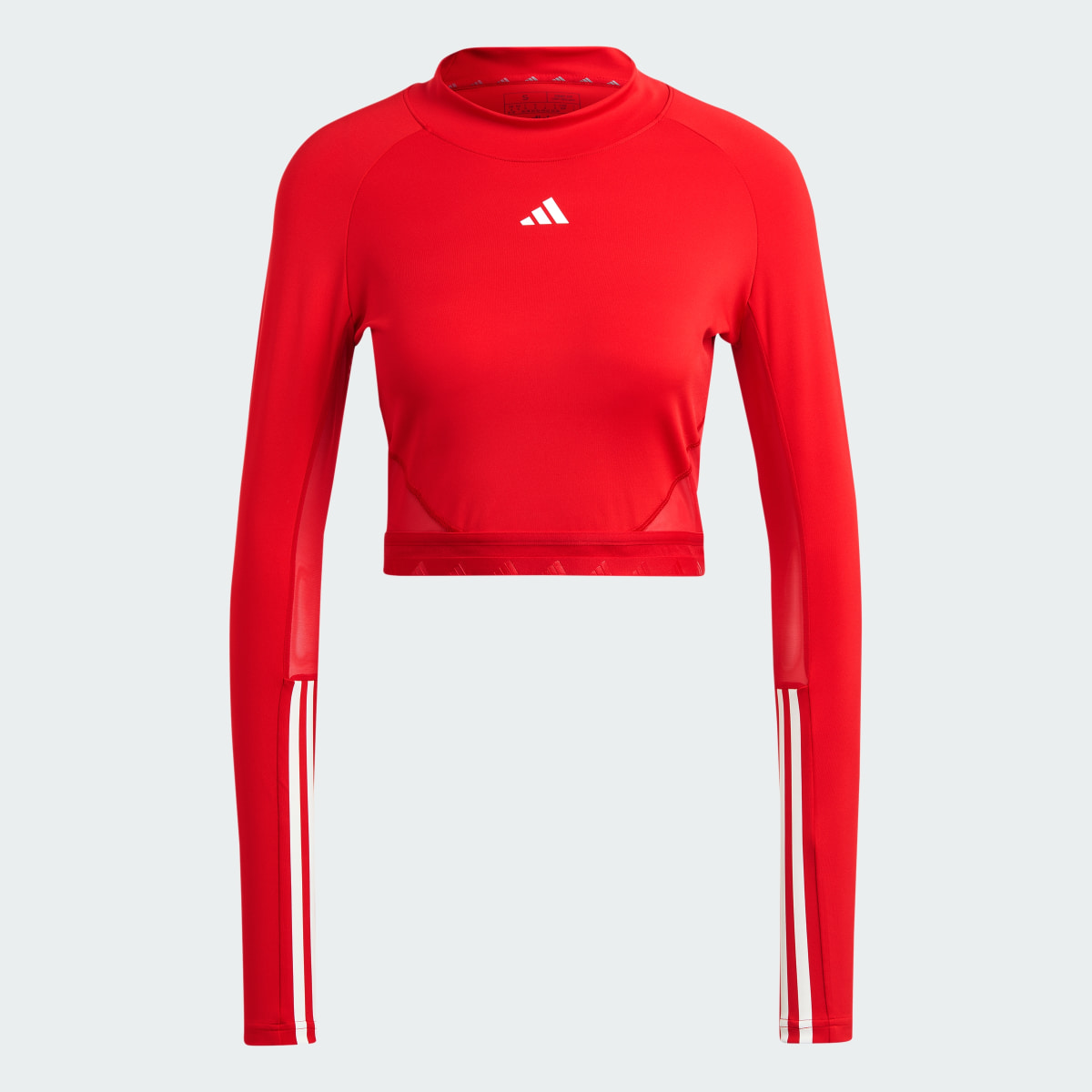 Adidas AEROREADY Hyperglam Crop Long Sleeve Tee. 5