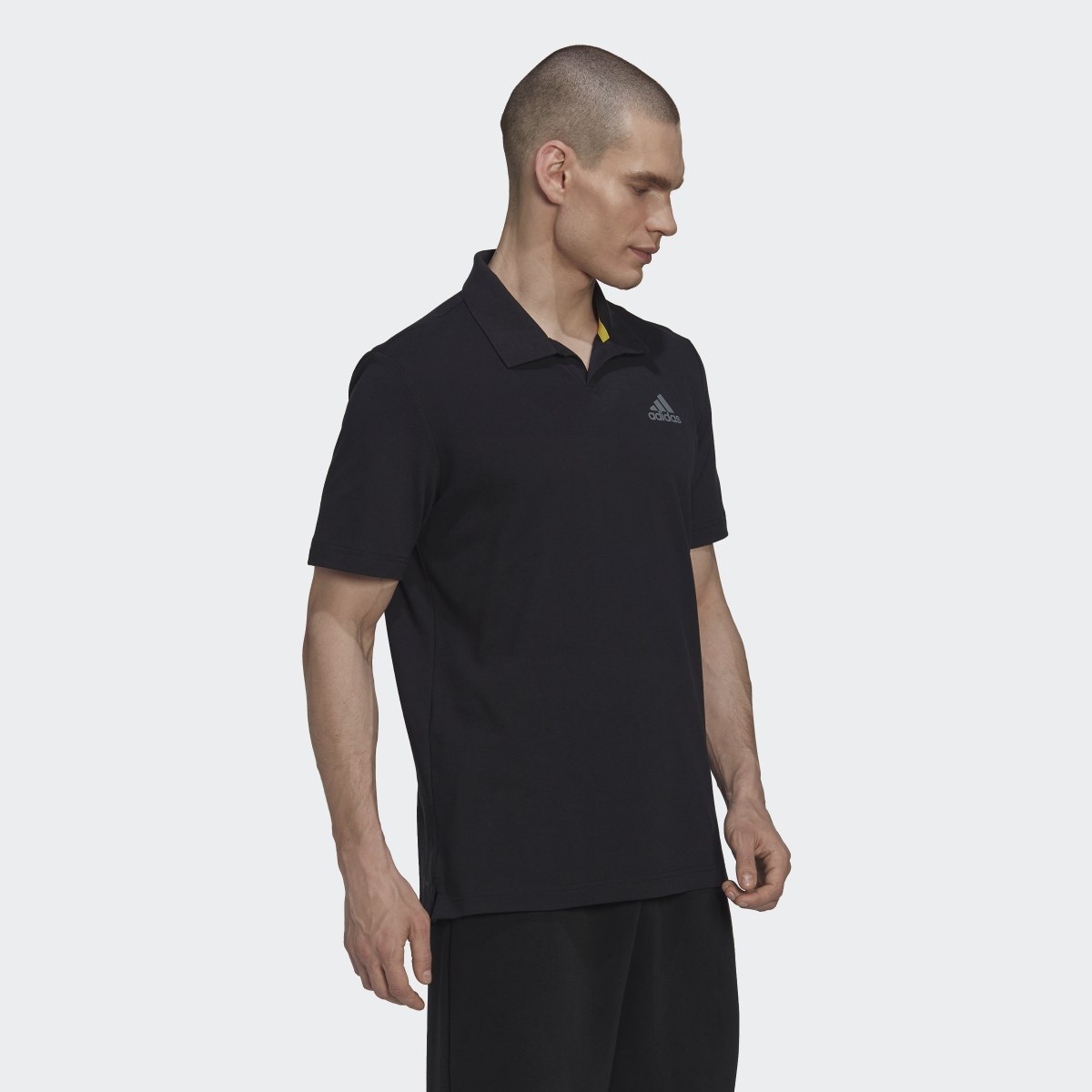 Adidas Clubhouse 3-Bar Tennis Polo Shirt. 4