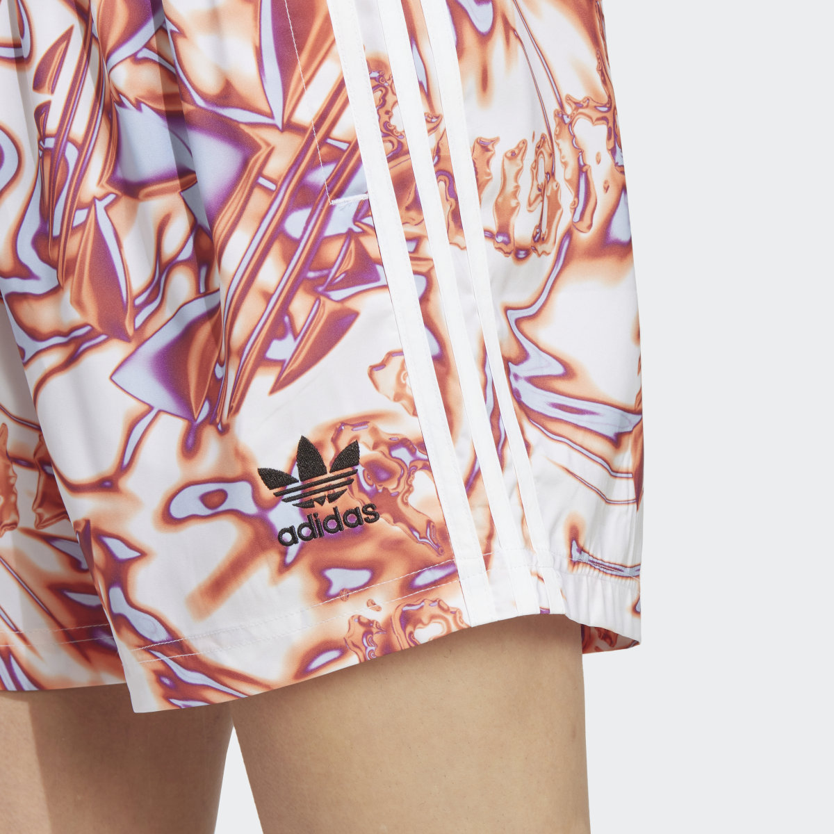 Adidas Allover Print Swim Shorts. 5