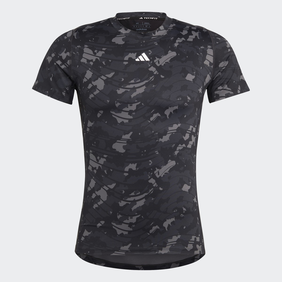 Adidas Camiseta Techfit Allover Print Training. 5