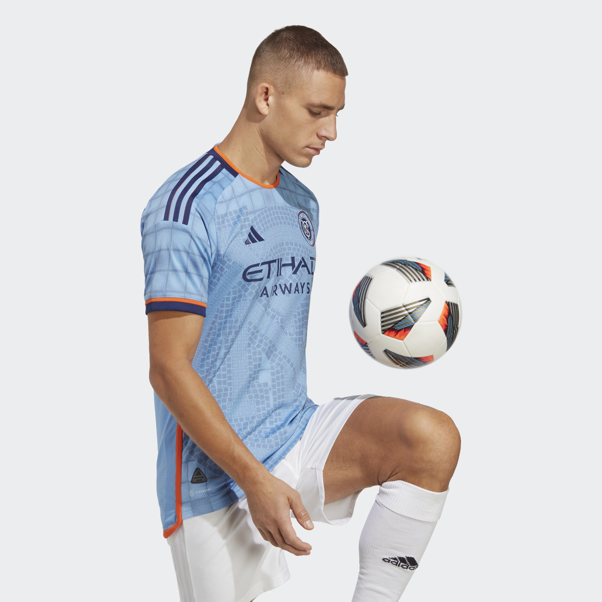 Adidas New York City FC 23/24 Home Authentic Jersey. 5