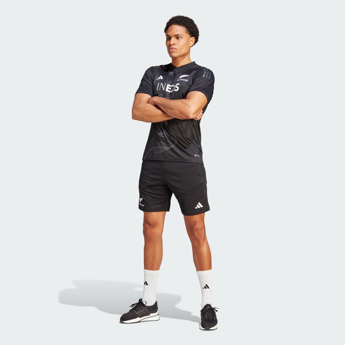 Adidas All Blacks Rugby Performance T-Shirt. 6