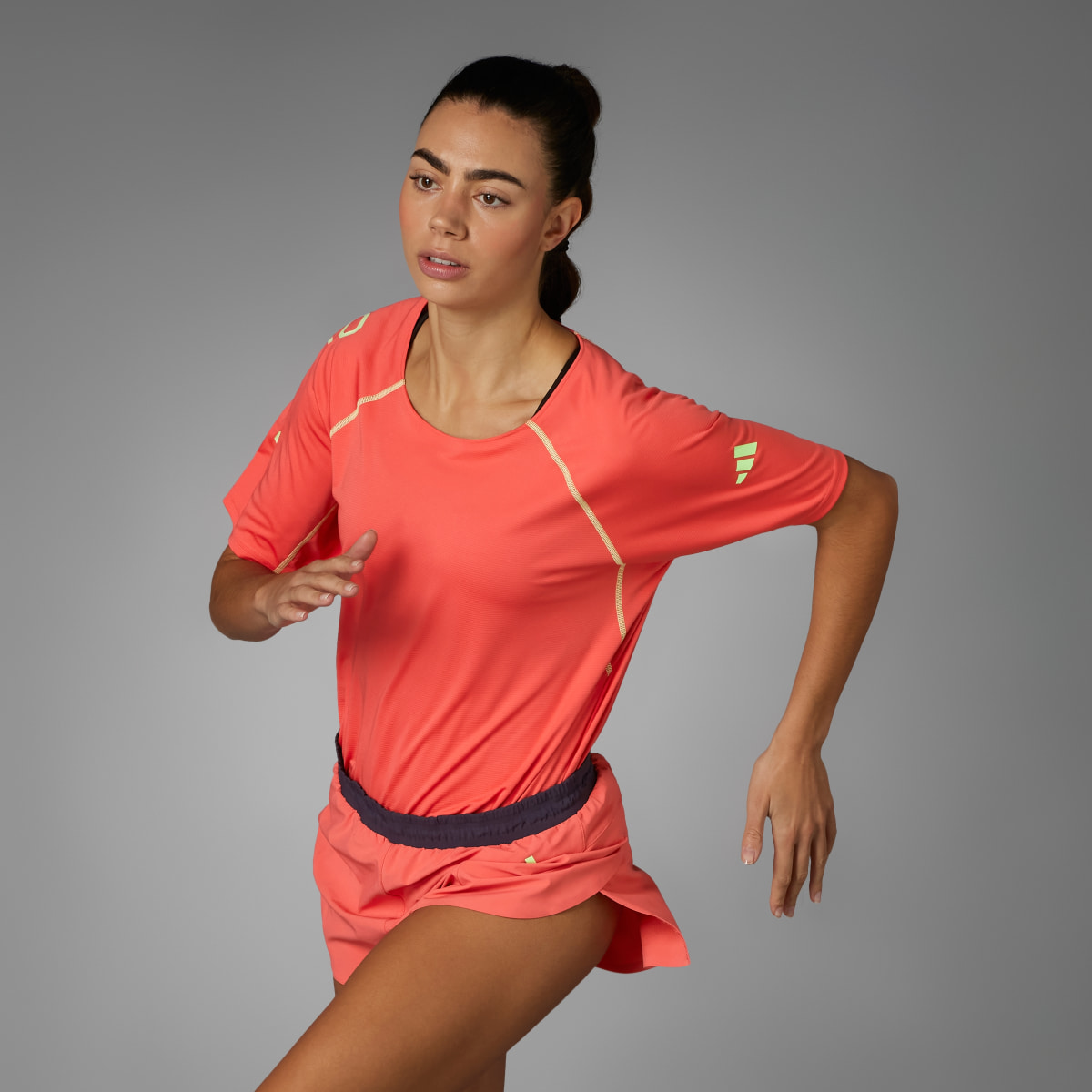 Adidas Playera de Running Ekiden (Unisex). 4